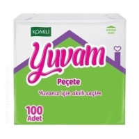 Komili Yuvam Kare Peçete (100'lü)